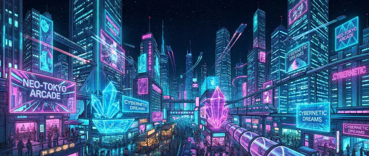 乐竞体育 赛博朋克水晶不夜城全景 - 博彩信息聚合